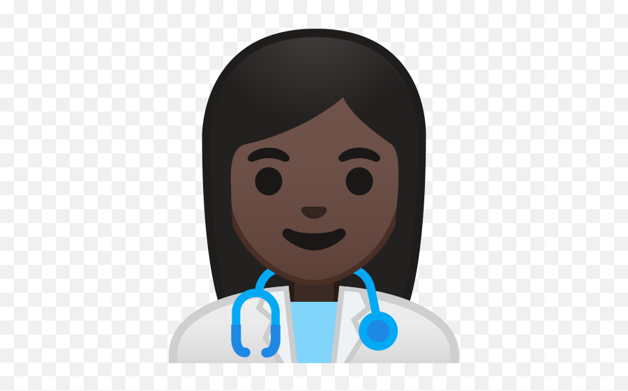 Dark Skin Tone Emoji - Doctor Emoji,Health Emojis