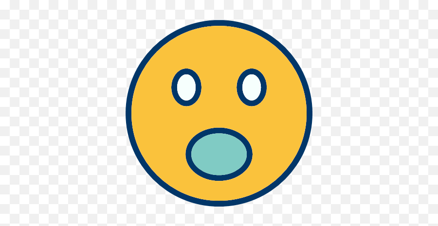 Face Smiley Surprised Icon Emoji,Emoji Surprised