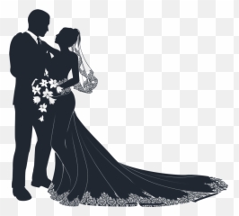 Couple Transparent Image Hq Png - Background Bride And Groom Clipart Emoji