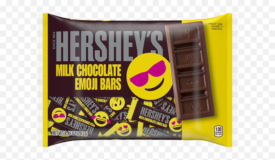Hersheys Milk Chocolate Emoji Candy Bars Snack Size - Hershey Bar,Emoji Cake