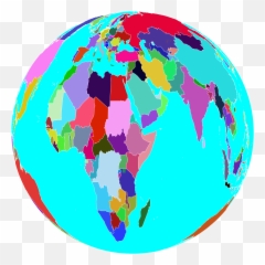 Vision Clipart Globe World Vision - Colorful World Clipart Emoji,Globe Emoji Png