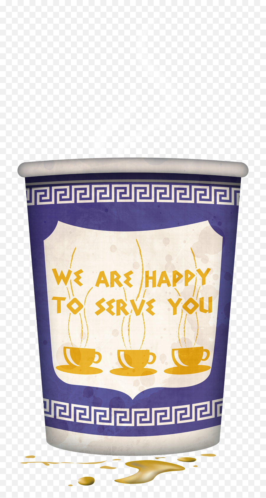 Useful Emoji For New Yorkers - We Are Happy To Serve You Ceramic Mug,Greek Emojis