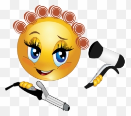 Good Hair Day - Emoticon Kapper Emoji