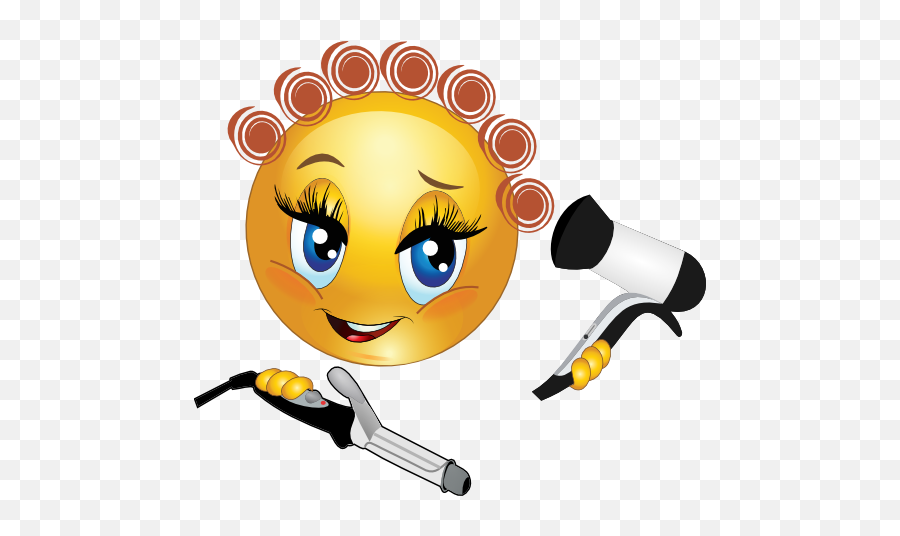 Good Hair Day - Emoticon Kapper Emoji,Microphone Emoji