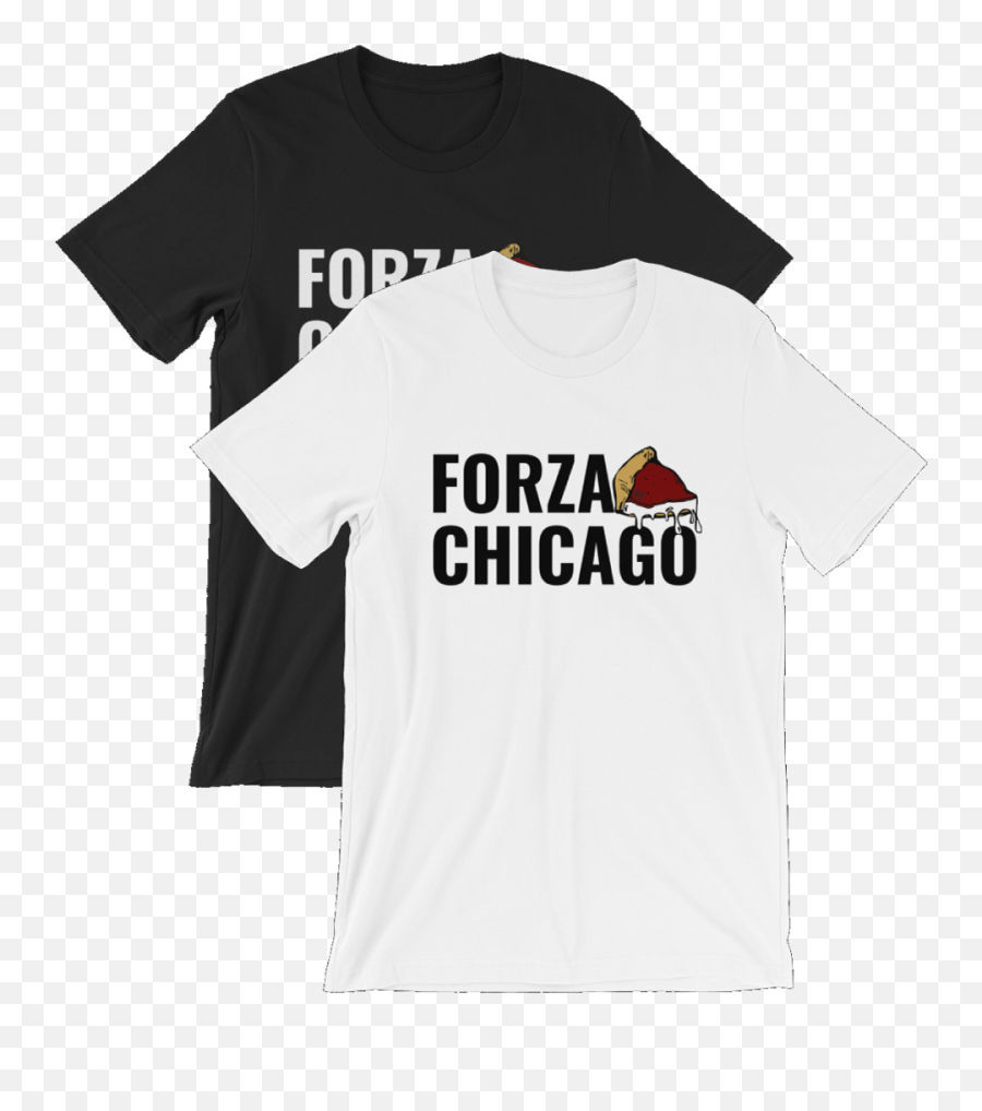 Forza Chicago Tshirt 2 Colors U2014 Forza Pizza - Active Shirt Emoji,Candy Corn Emoji