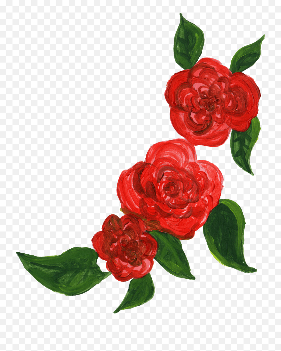Bunch Of Flowers Png - Watercolor Red Roses Png Transparent Background Png Format Flower Png Emoji,Red Flower Emoji