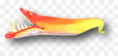Bingo Barney Eel Fish With Attitude - Crocodile Full Size Tucuxi Emoji