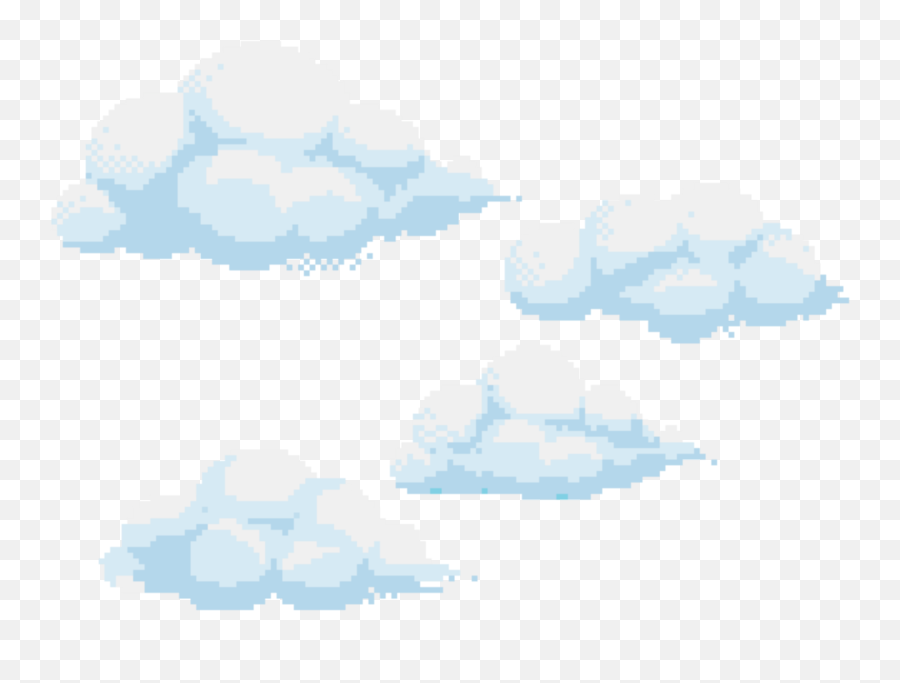 Pixelated Aesthetic Cloud Png - Snow Emoji,Pixelated Emoji