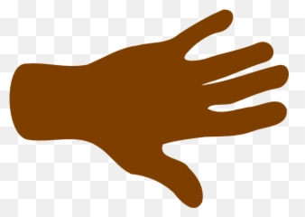 Black Hand Clipart - Cartoon Png Emoji