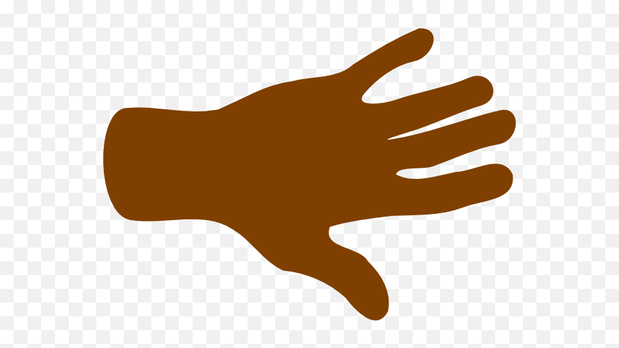Black Hand Clipart - Cartoon Black Hand Png Emoji,Black Hand Clap Emoji