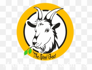 The Steel Goat Marketplace Gifts Is A - Goat Vector Png Emoji,Goat Emoji Hat