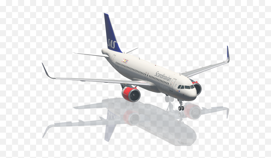 Ff A320 Leap Sharklets Mod Sas Livery - A320 Flight Factor Airbus A320 Family Emoji,Plane Emoji Png