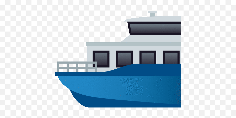 Ferry Travel Gif - Marine Architecture Emoji,Yacht Emoji