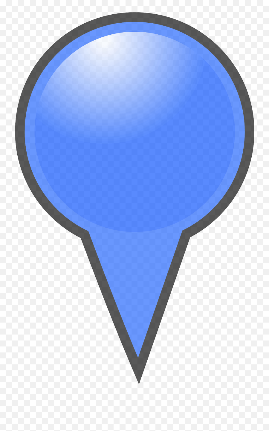 Blue Map Marker Clipart - Maps Icon Blue Png Emoji,Map Pin Emoji