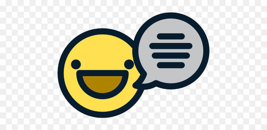 Emoticon Speaking Chat Speech Bubble Chatting Emoji - Chatting Emoji,Emoji Talk