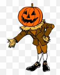 Free Costume Witch Vectors - Jack O Lantern Scarecrow Emoji