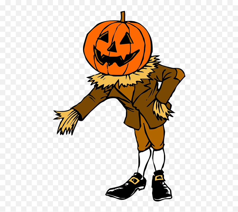 Free Costume Witch Vectors - Jack O Lantern Scarecrow Emoji,Woman Dancing Emoji