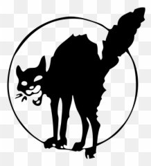 Anarchist Black Cat - Anarchist Cat Tattoo Emoji,Free Gay Emoji