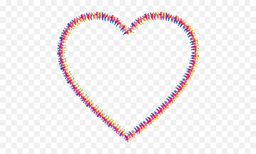 Heart Shape With People - Necklace Emoji,Flag Emojis