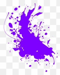 Splat Purple Paint - Purple Paint Splatter Png Emoji,Twitter Rose Emoji