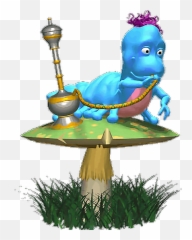 Aliceinwonderland Caterpillar Smoking - Alice In Wonderland Caterpillar Gif Transparent Emoji,Hookah Emoji
