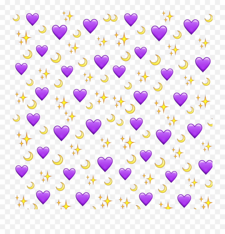 Purple Yellow Emoji Emojis Emojisticker - Overlay Heart Emoji Png,Lavender Emoji