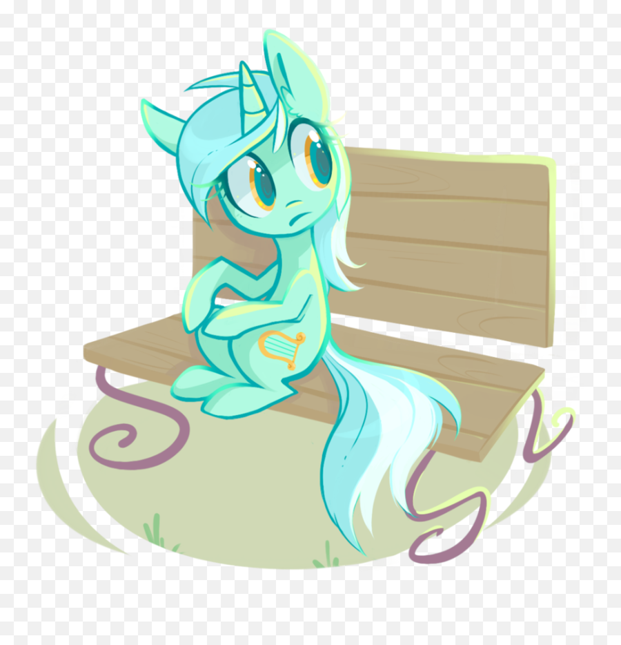 A Quiet Lyre - Pony Emoji,Contemplative Emoji
