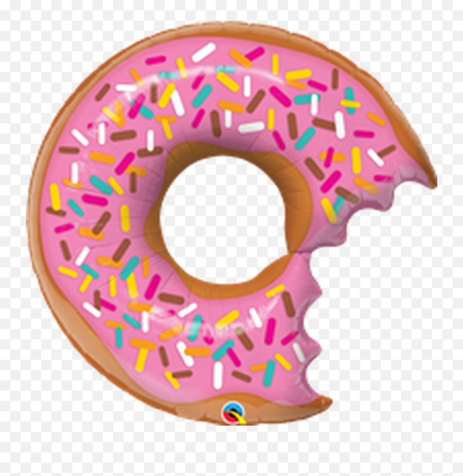 Donut Bite - Donut With Sprinkles Clipart Emoji,Chocolate Swirl Emoji