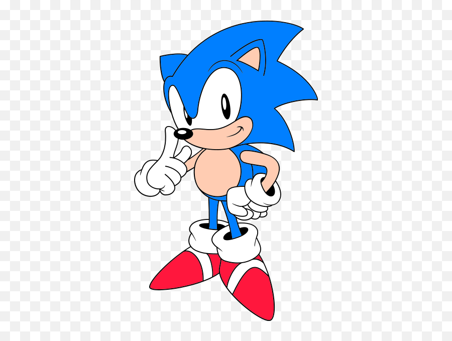 Classic Sonic Sonic Retro Emoji,Emoji Licking