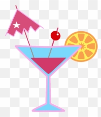 Cocktail Martini Drink - Glass Clip Art Emoji