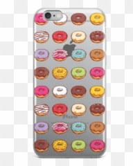 Donut Pattern Iphone Case - Mobile Phone Case Emoji,Horseshoe Emoticon