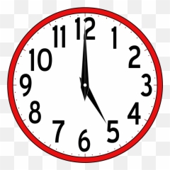 Clipart Clock Emoji Clipart Clock Emoji Transparent Free - Analog Clock Clip Art,Clock Emoji