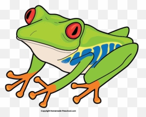 Free Frog Clipart 3 - Red Eyed Tree Frog Clipart Emoji,Frog Emoji Transparent