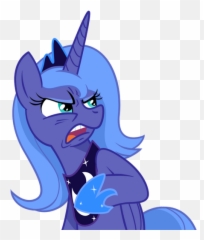 Ask Luna - My Little Pony Disgusted Face Emoji,Molester Moon Emoji