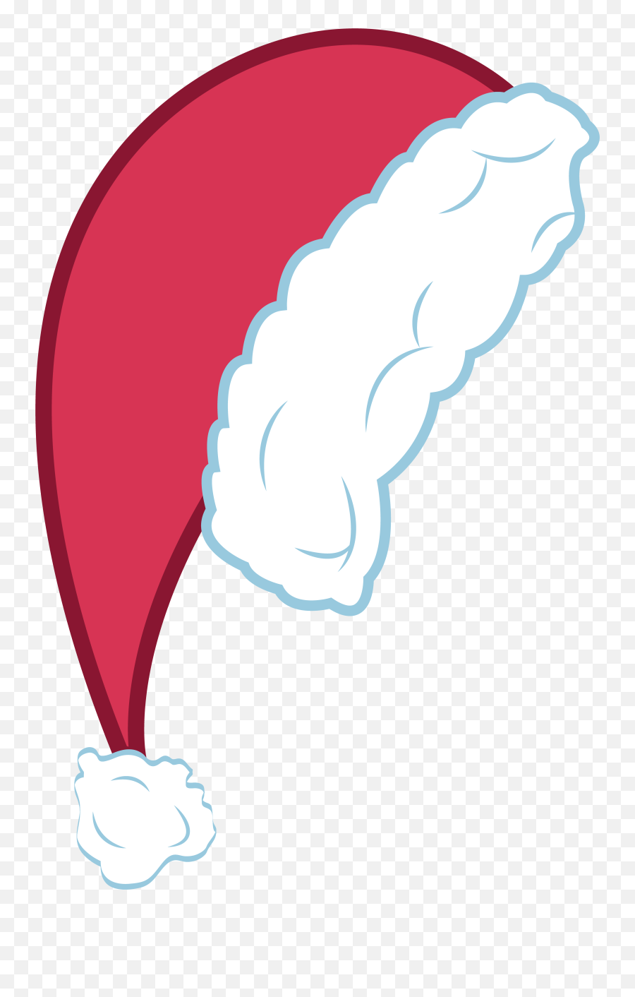 Santa Claus Hat Png - Cartoon Transparent Christmas Hat Png Emoji,Cute Emoji Tumblr