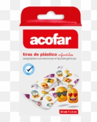Tiras Infantiles Acofar En Formato Estándar Y Efecto Tattoo - Sunflower Emoji,Tattoo Emoji