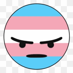 Transangery - Circle Emoji,Angery Emoji