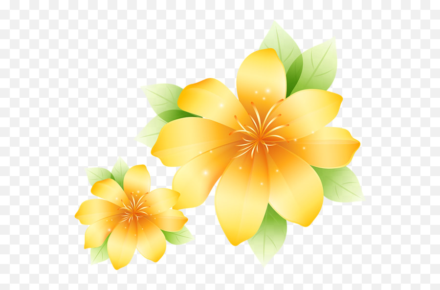 Flower Yellow Clipart - Yellow Flowers Transparent Clipart Emoji,Yellow Flower Emoji