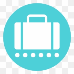 Emojione 1f6c4 - Instagram Icon Light Blue