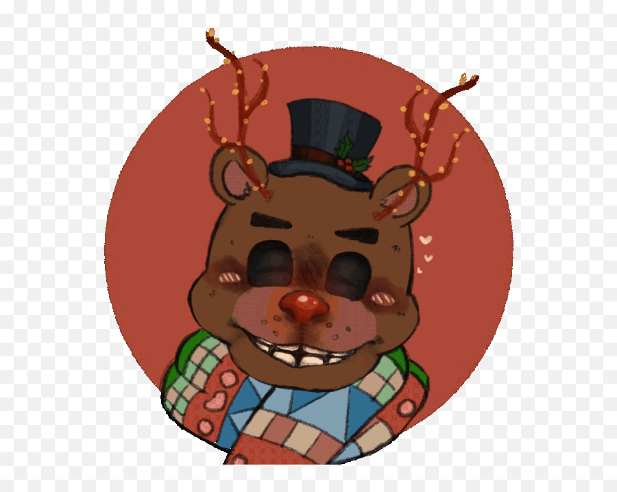 Oni Freddy - Cartoon Emoji,Oni Emoji