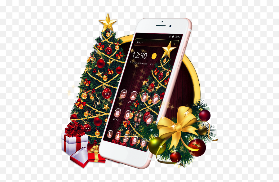 Enlightening Christmas Tree Theme - Aplicaciones En Google Play Christmas Tree With Gifts Vector Emoji,Christmas Tree Emojis