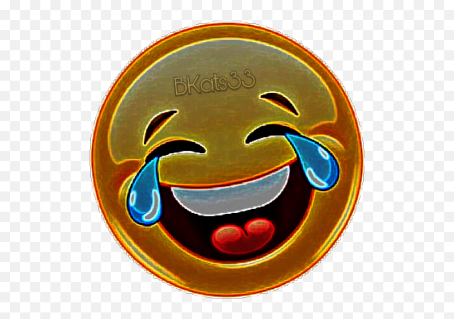 Bkats33 Emoji Laughing Lol Sticker By Kerrylynn Baker - Smiley,Emoji For Lol