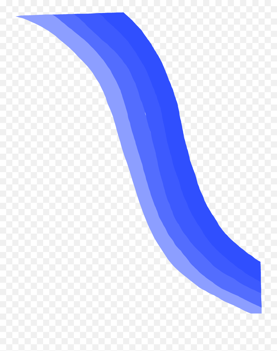 Blue Wave Gradient Ombre Sticker - Vertical Emoji,Blue Wave Emoji