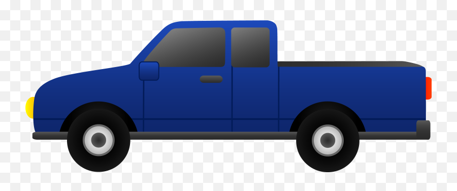Blue Truck - Blue Truck Clip Art Emoji,Pickup Truck Emoji