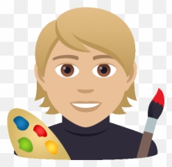 Painter Joypixels Gif - Smiley Soleil Emoji