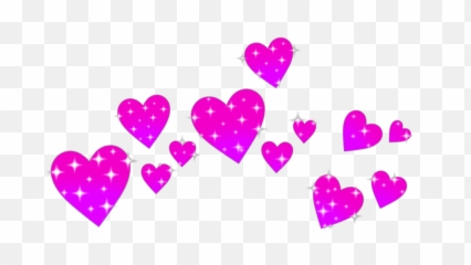 Pink Purple Emoji Heart Hearts Sticker - Spam Transparent
