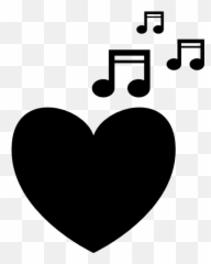 Heart Heartbeat Musical Love Audio Songs Musical Notes - Love Song Icon Png Emoji,Emoji Music Notes