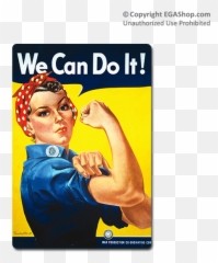 Wwii Poster Rosie The Riveter - We Can Do It Poster Emoji,Rosie The Riveter Emoji