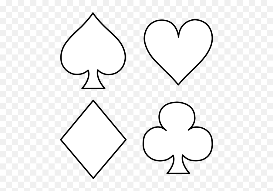 Spades Symbol Templates Png U0026 Free Spades Symbol Templates - Playing Card Shapes Templates Emoji,Ace Of Spades Emoji