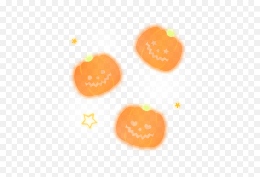 Pumpkin Star Neon Halloween Emoji - Illustration,Pumkin Emoji